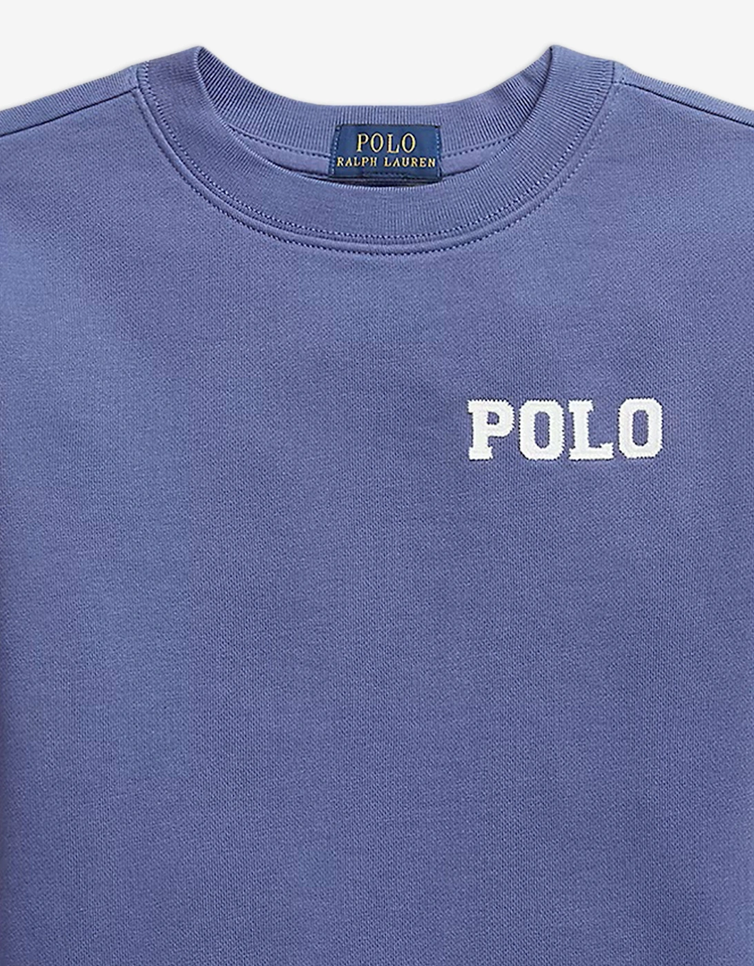 Boys Polo Sweatshirt in Blue