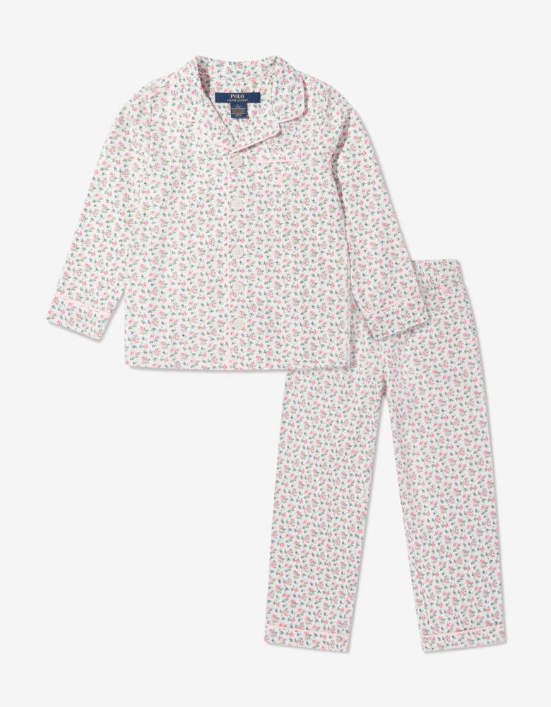 Girls Pyjama Set in Ivory