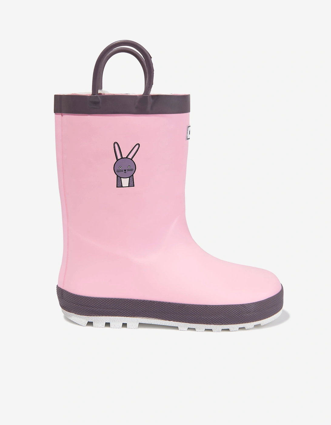 Girls Hop The Bunny Rain Boots in Pink, 6 of 5