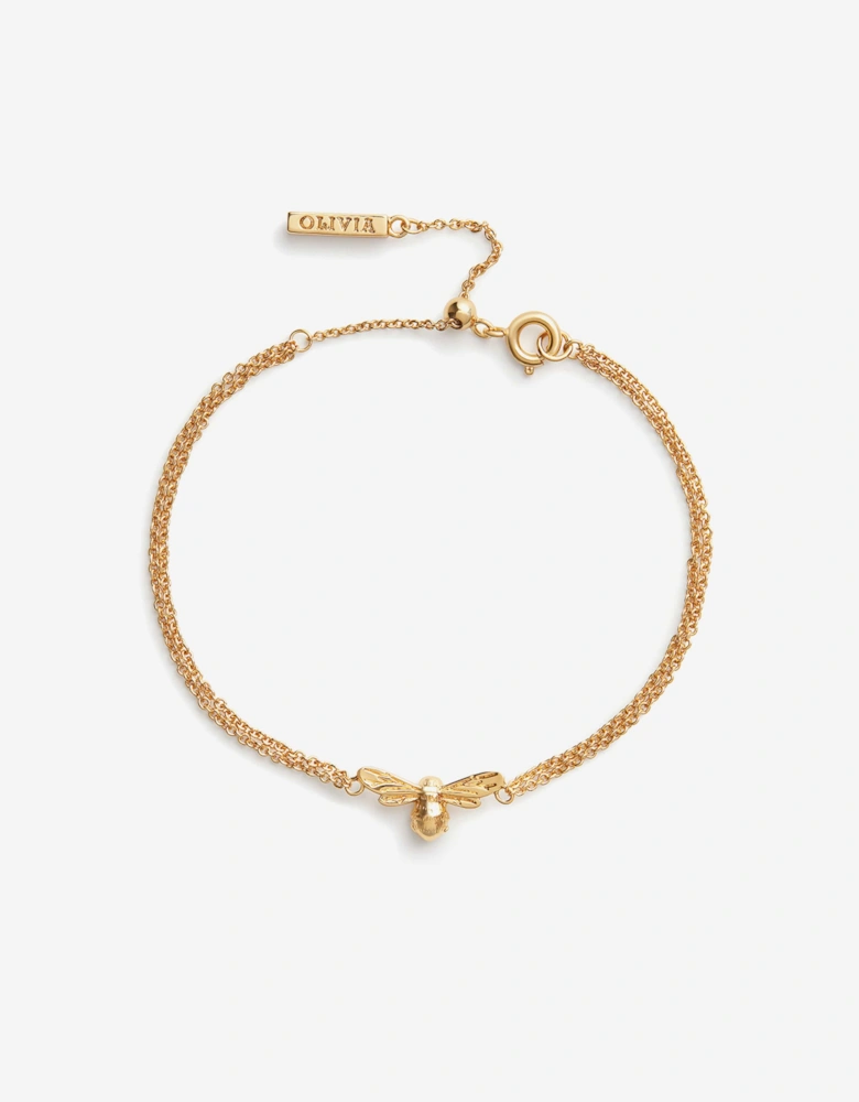 Lucky Bee Bracelet in Gold (20.7cm)