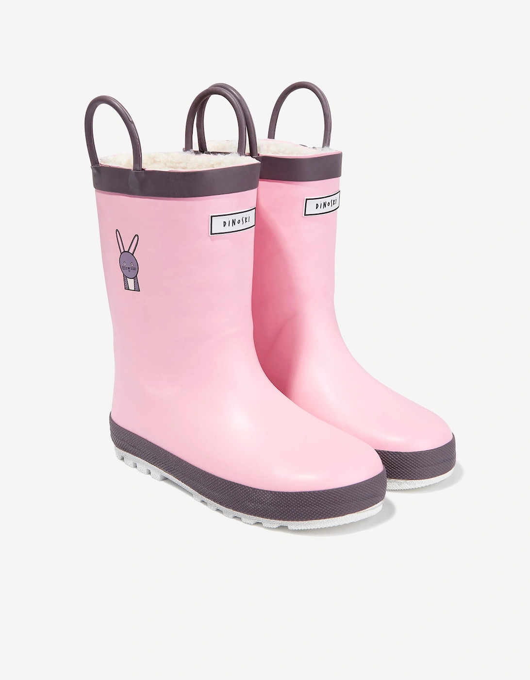 Girls Hop The Bunny Rain Boots in Pink