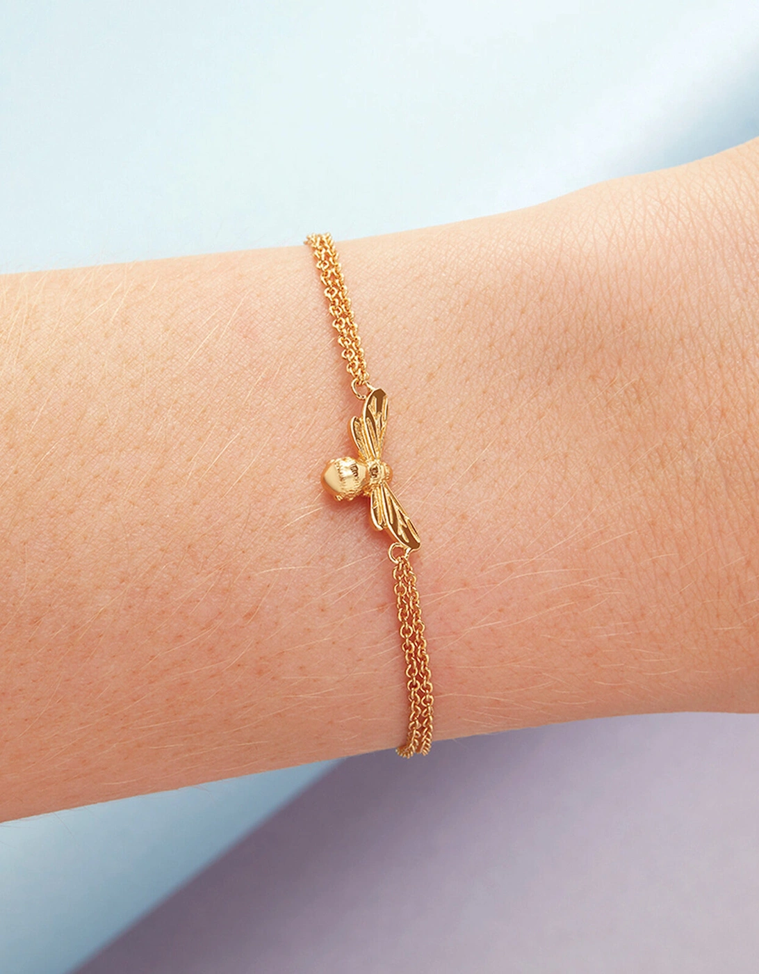 Lucky Bee Bracelet in Gold (20.7cm)