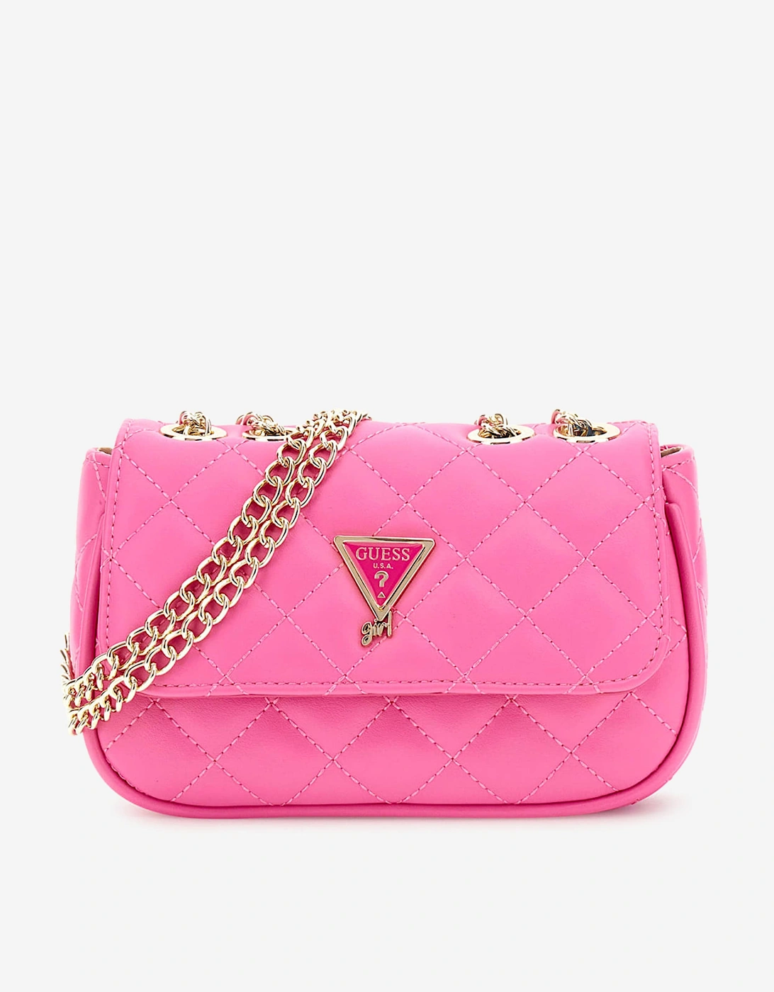 Girls Mini Convertible Crossbody Bag in Pink (18.5cm), 5 of 4