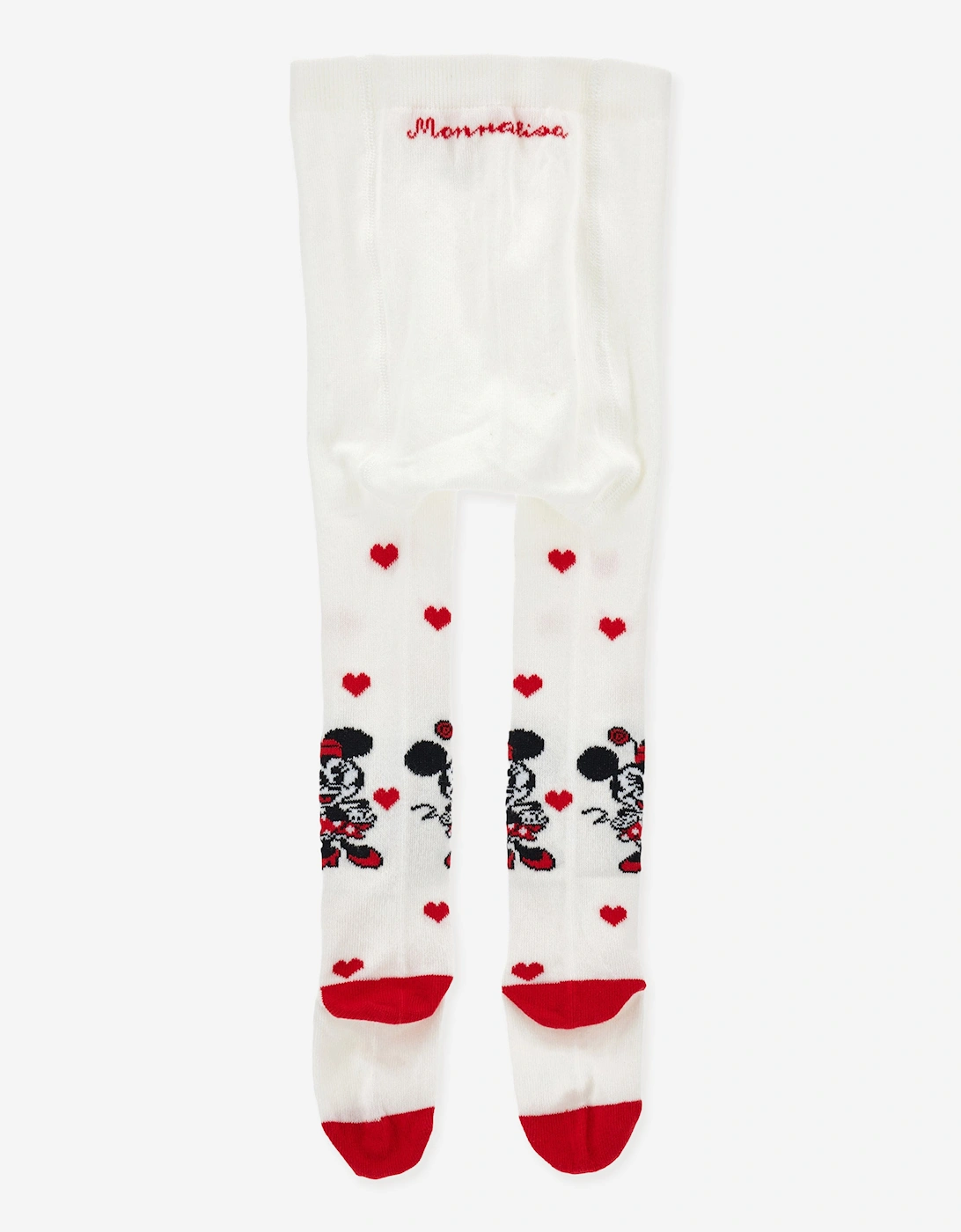 Baby Girls Minnie Mouse Tights in White