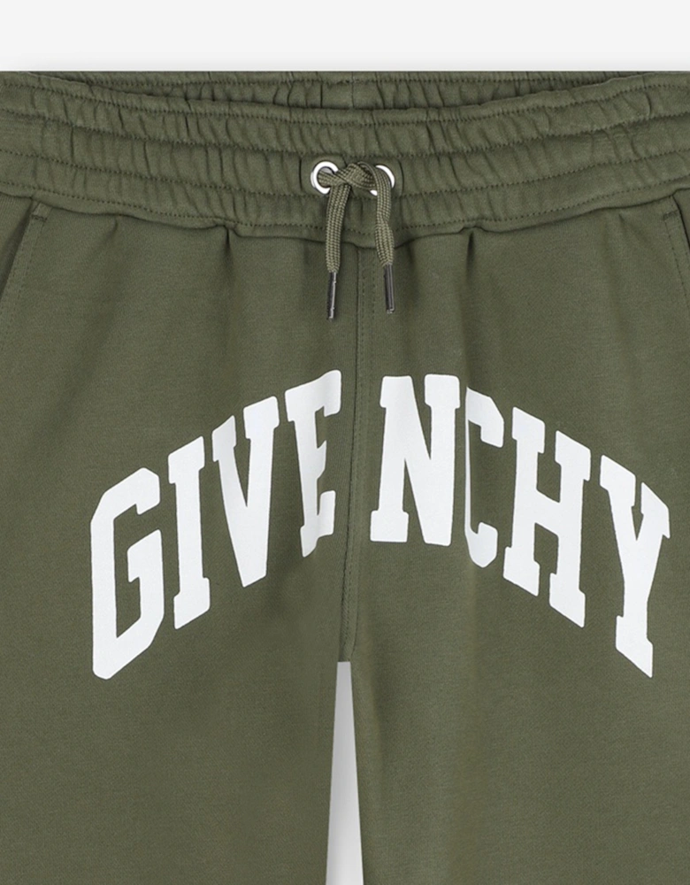 Boys Logo Joggers in Green