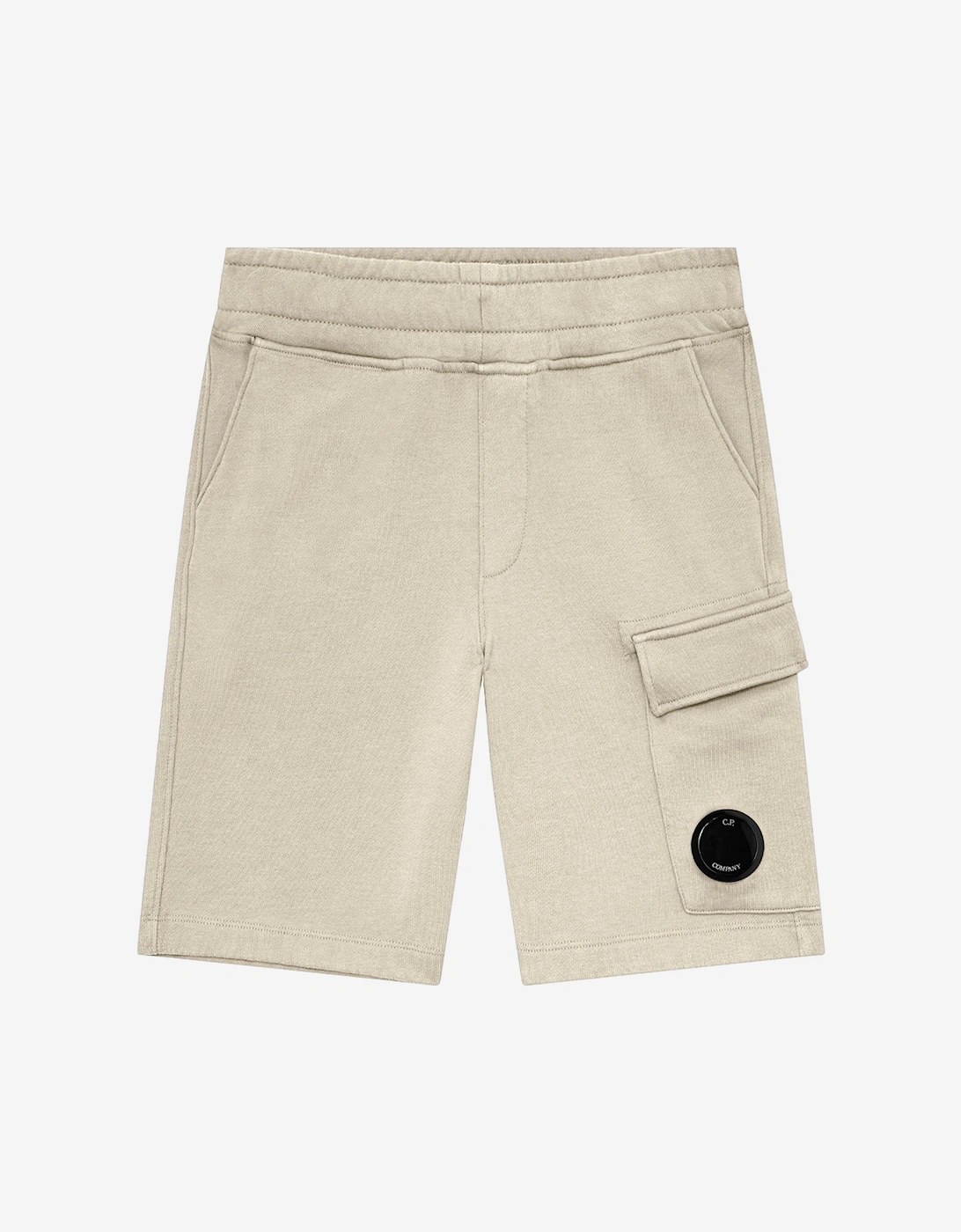 C.P. Company Boys Cargo Shorts in Green, 5 of 4