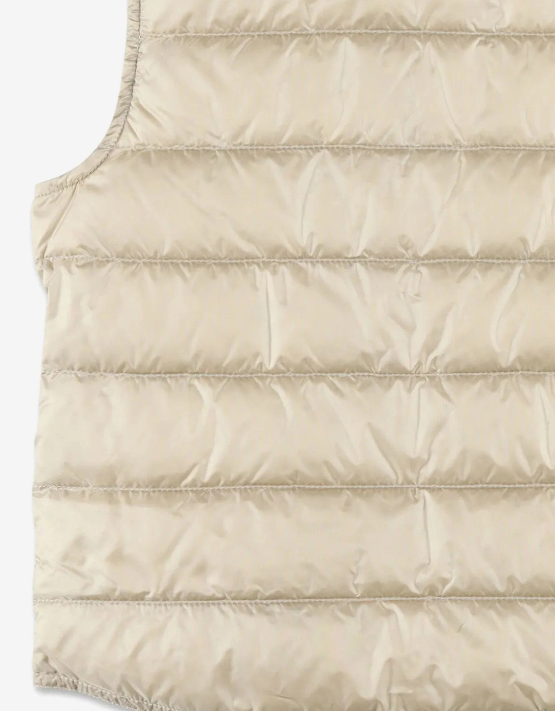 Boys Down Padded Gui Gilet in Beige