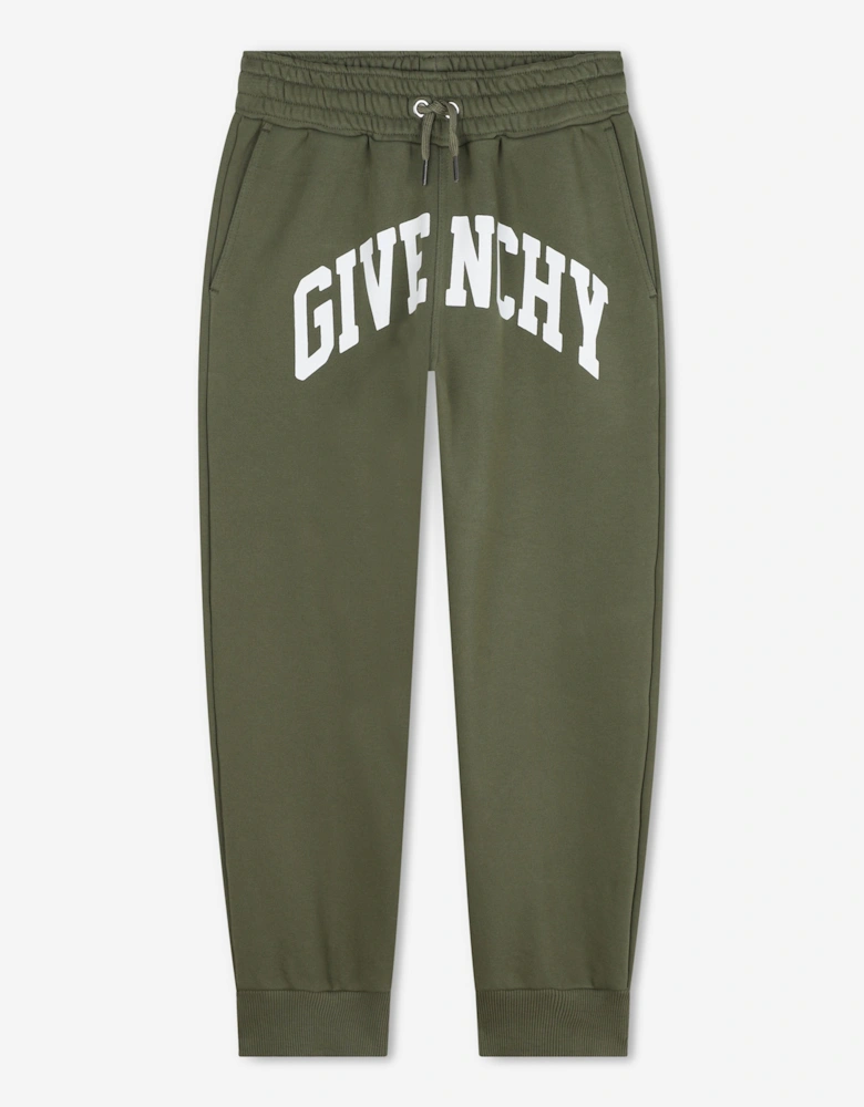 Boys Logo Joggers in Green