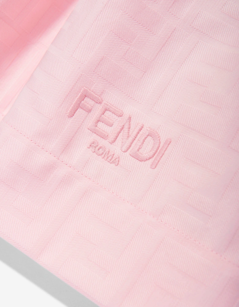 Girls FF Jacquard Skirt in Pink