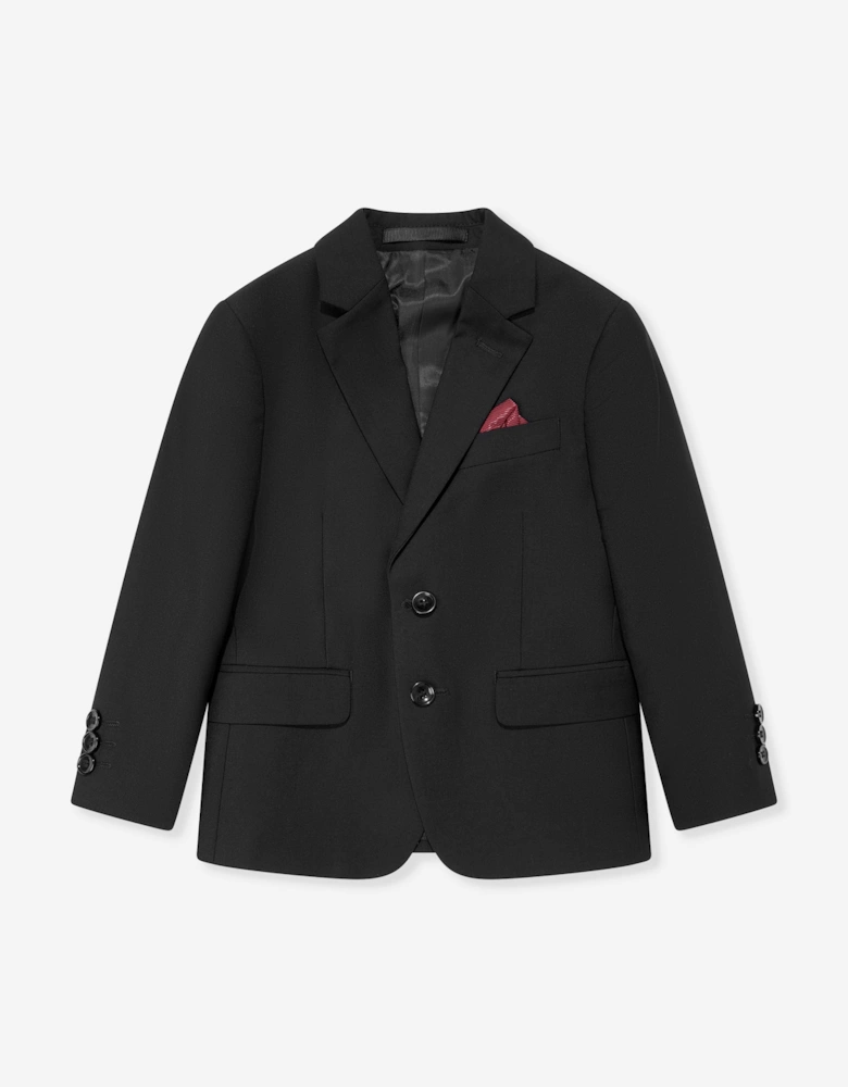 Boys 7 Piece Suit Set in Black