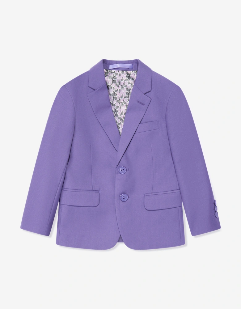 Boys 7 Piece Suit Set in Purple