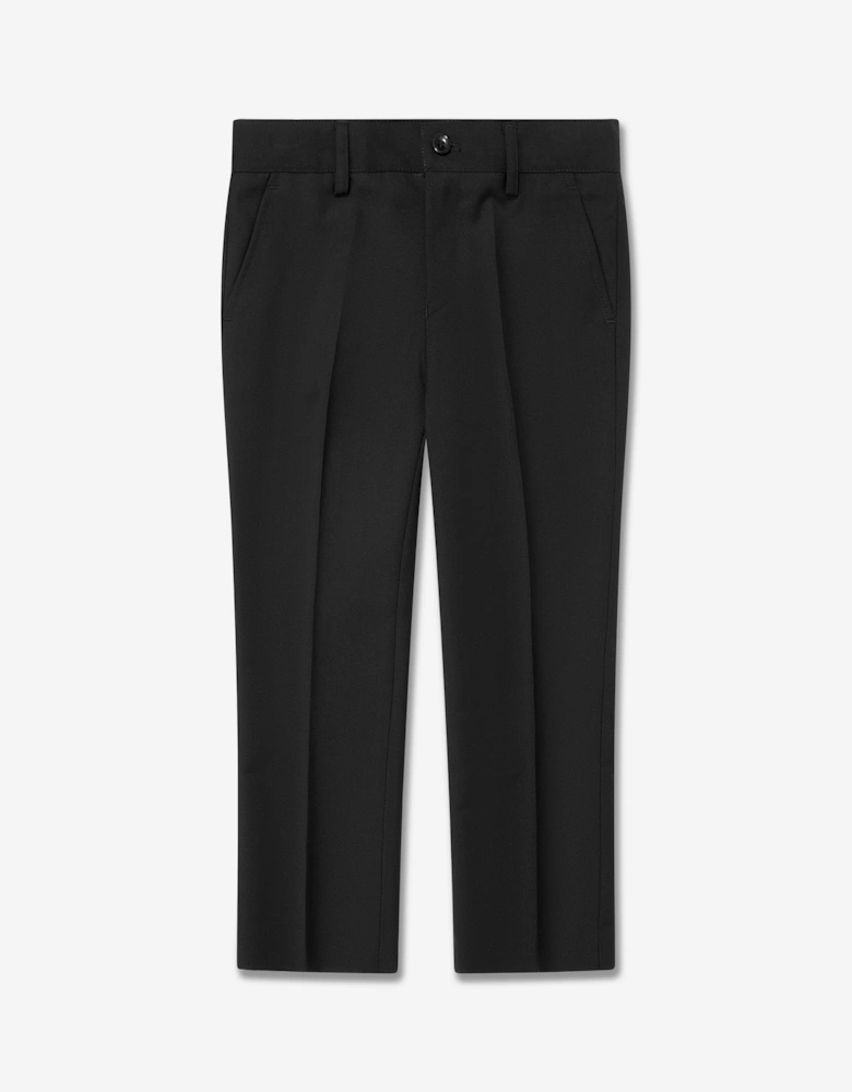 Boys 7 Piece Suit Set in Black