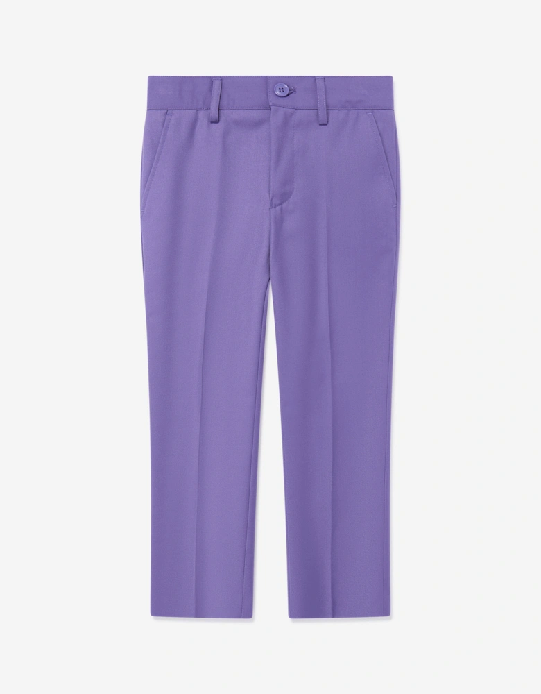 Boys 7 Piece Suit Set in Purple