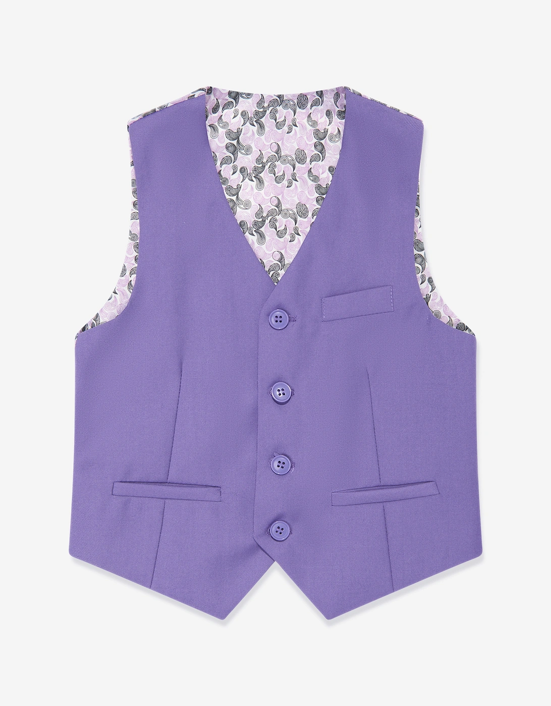 Boys 7 Piece Suit Set in Purple