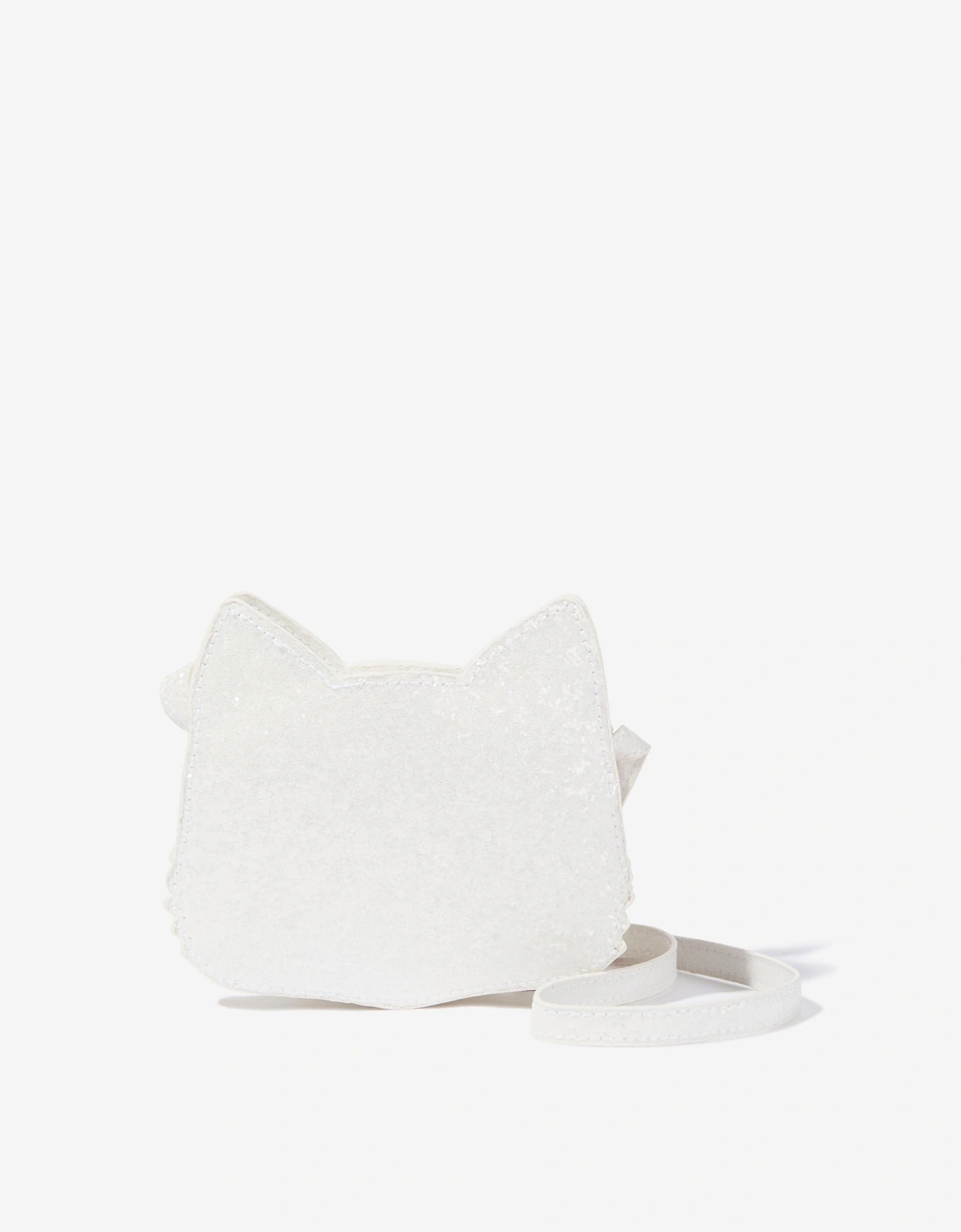 Girls Tut Kitty Shoulder Bag in Ivory (16cm)