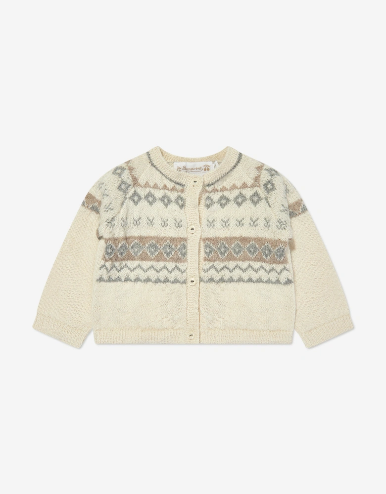 Baby Boys Griffin Trouser Set in Ivory