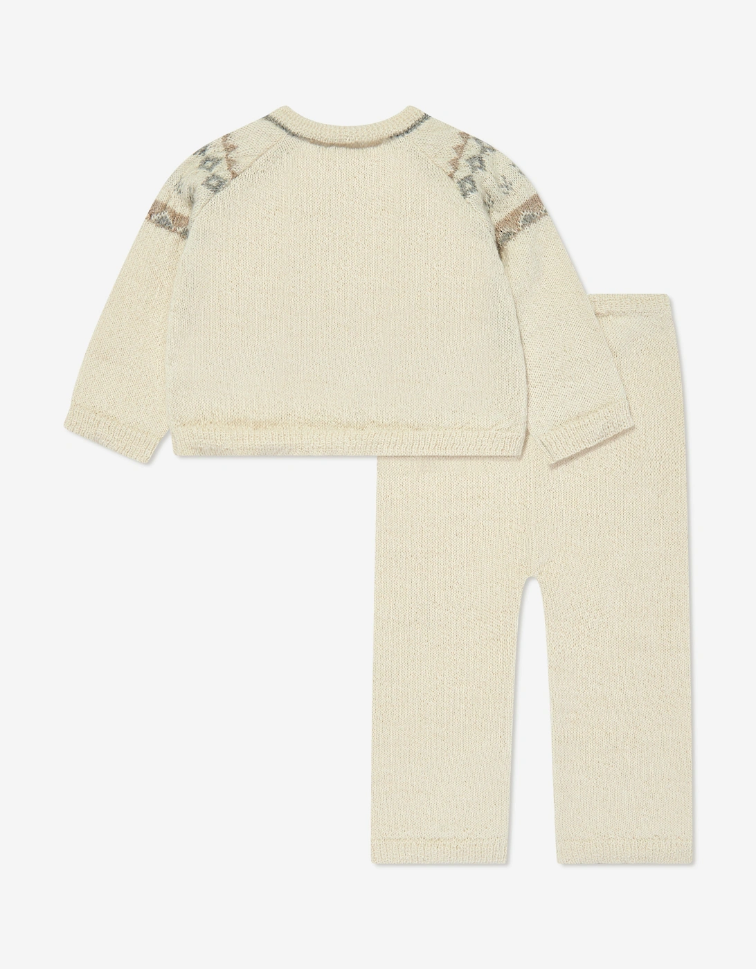 Baby Boys Griffin Trouser Set in Ivory