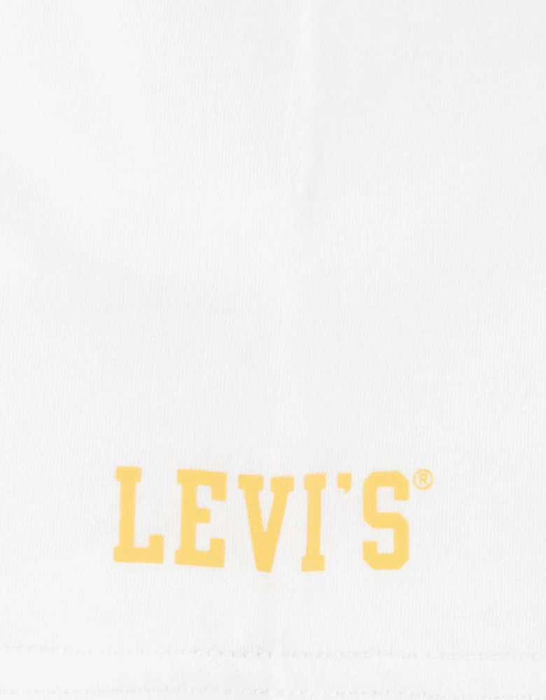 Boys LS Monogram T-Shirt in White
