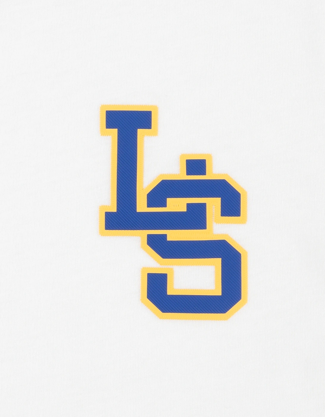 Boys LS Monogram T-Shirt in White