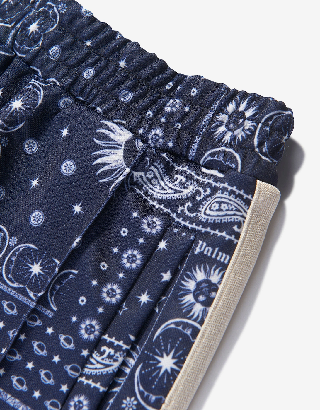 Boys Astrology Print Track Pants in Navy