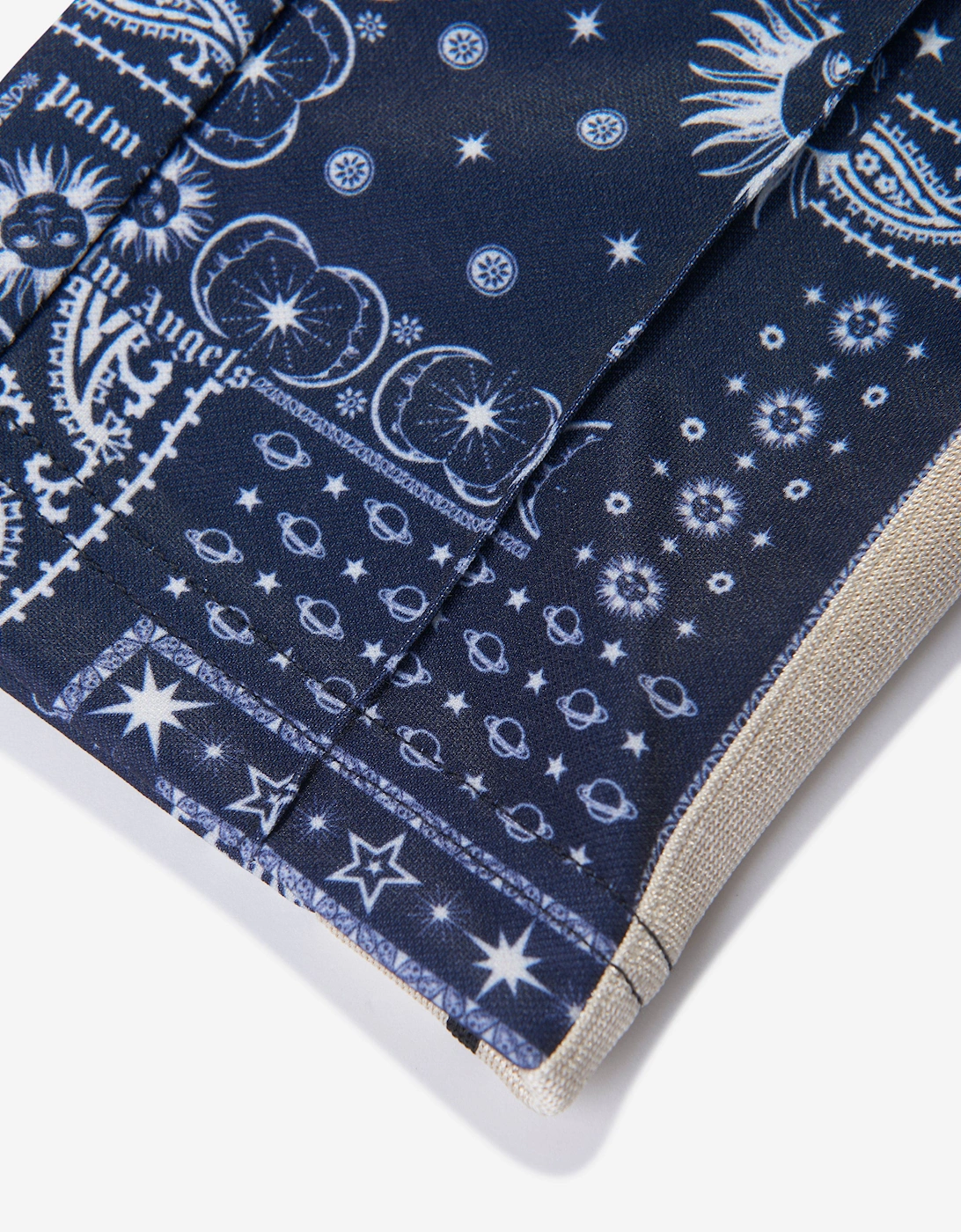 Boys Astrology Print Track Pants in Navy