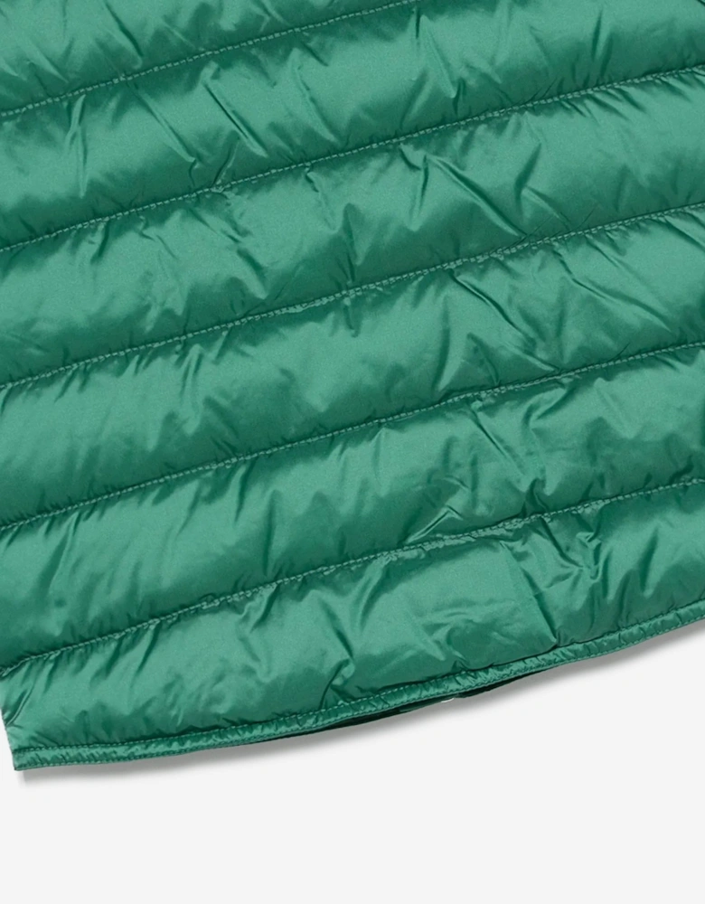 Boys Down Padded Gui Gilet in Green