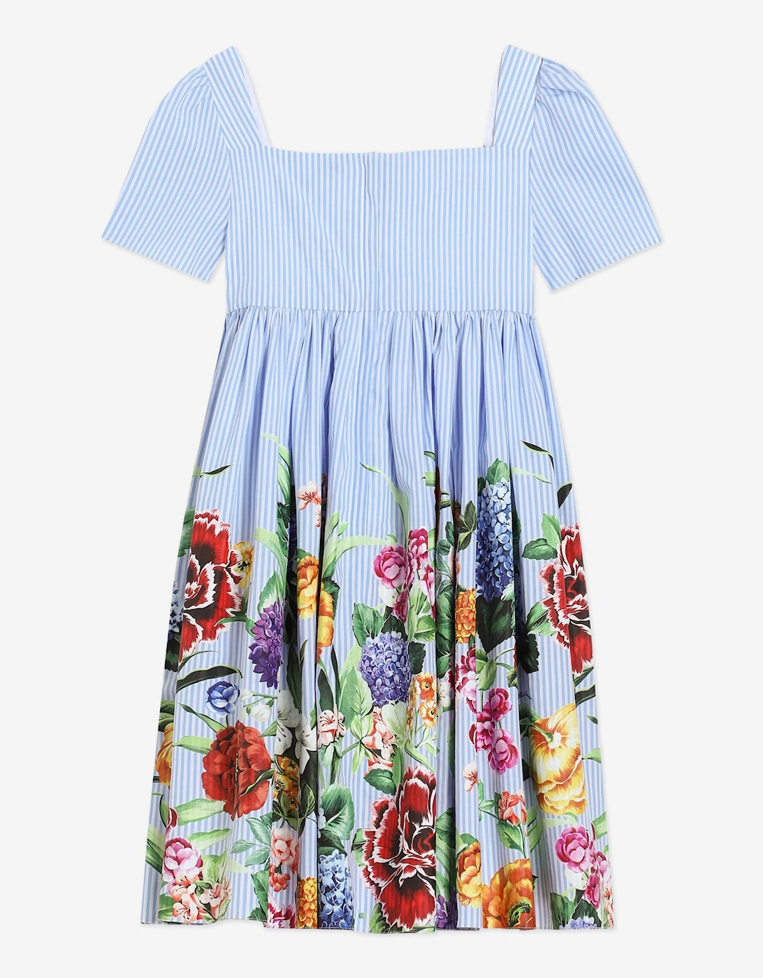 Girls Floral Print Dress in Multicolour