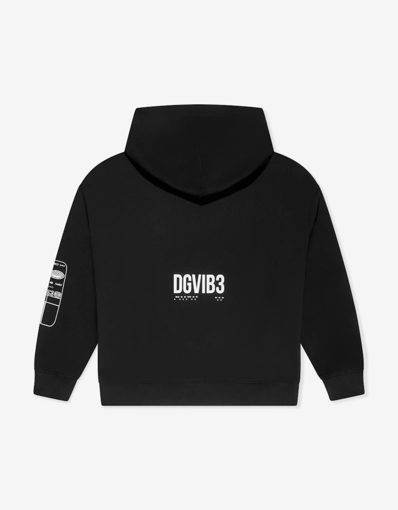 Boys DG Vibe Hoodie in Black