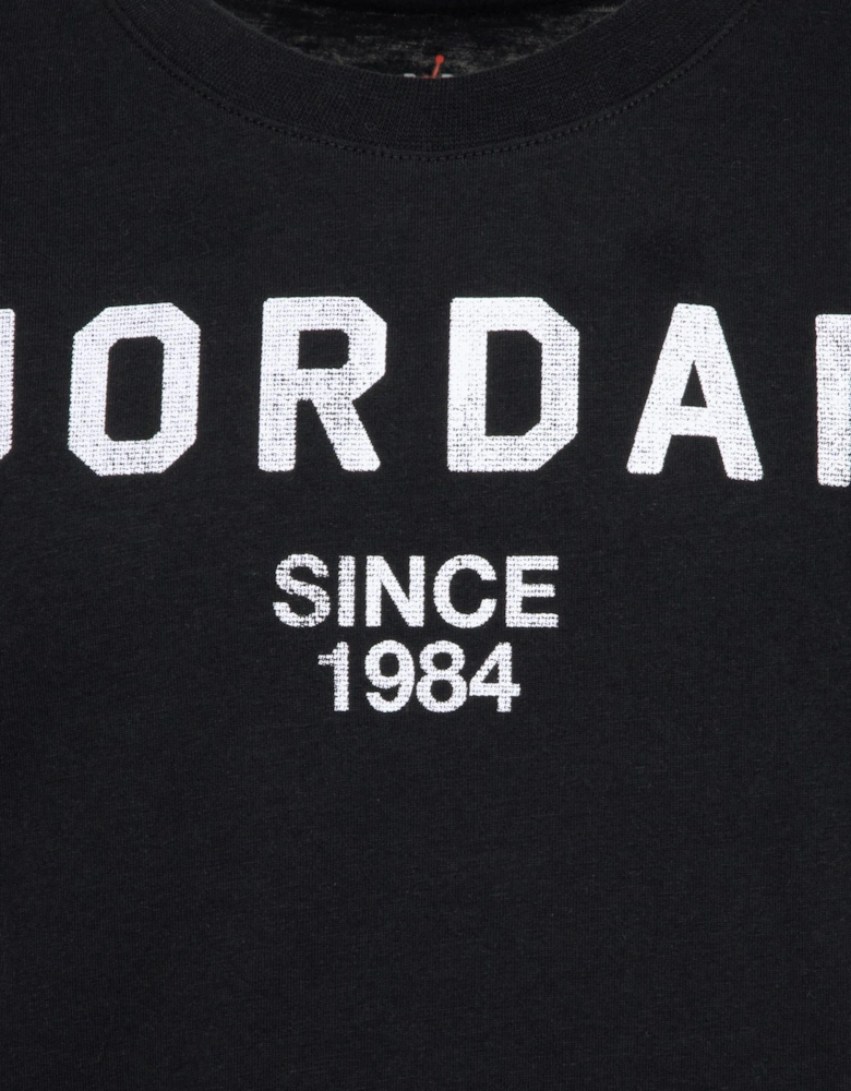 Girls Logo T-Shirt in Black