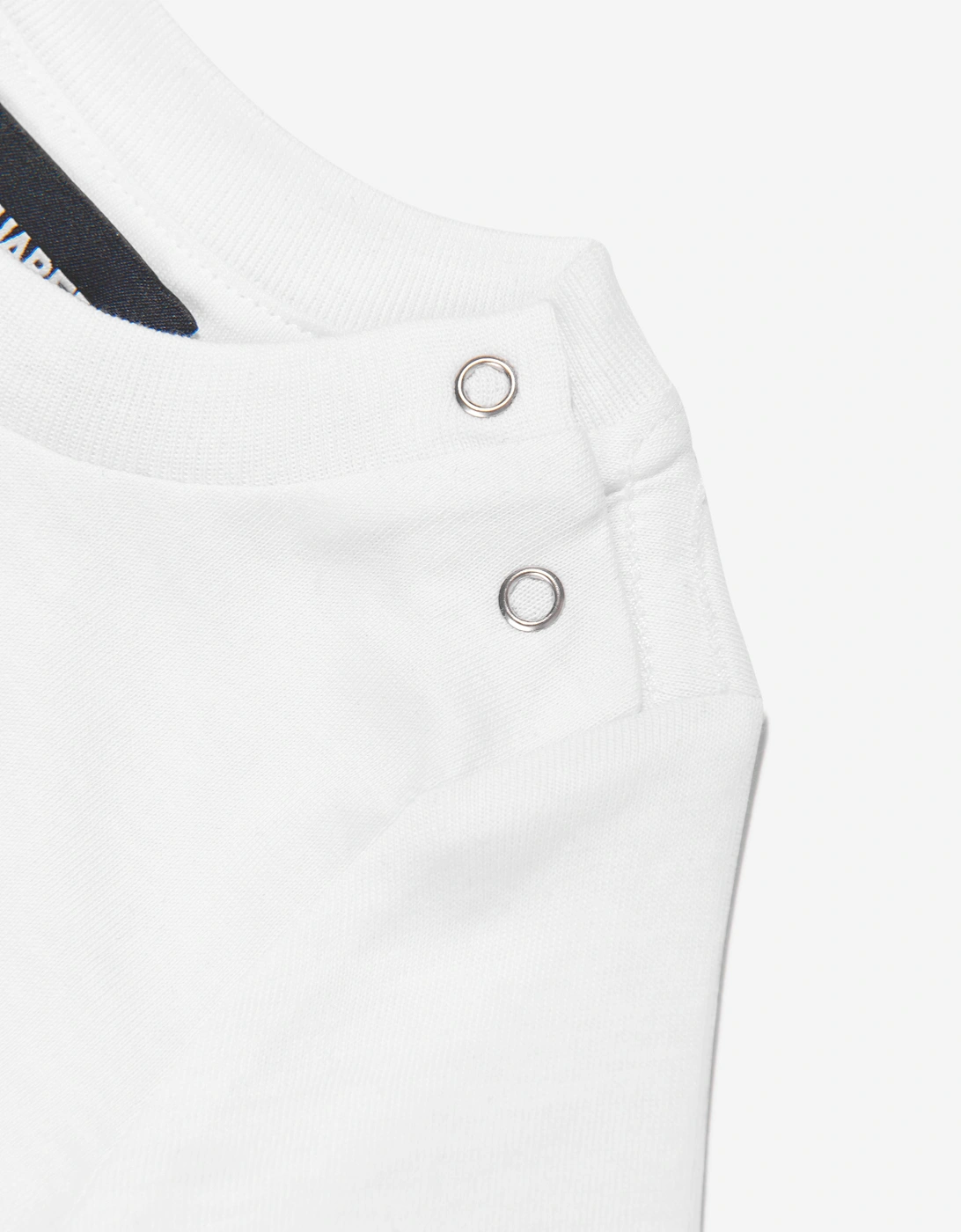 Baby Long Sleeve Icon T-Shirt in White