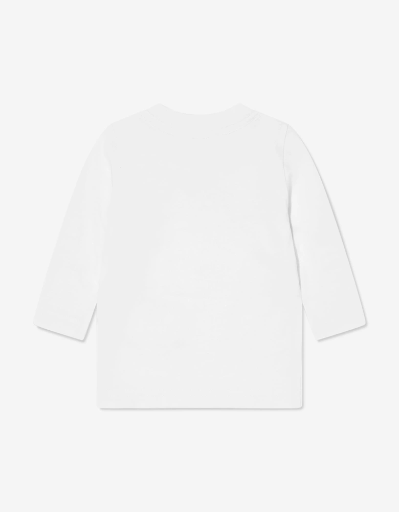 Baby Long Sleeve Icon T-Shirt in White