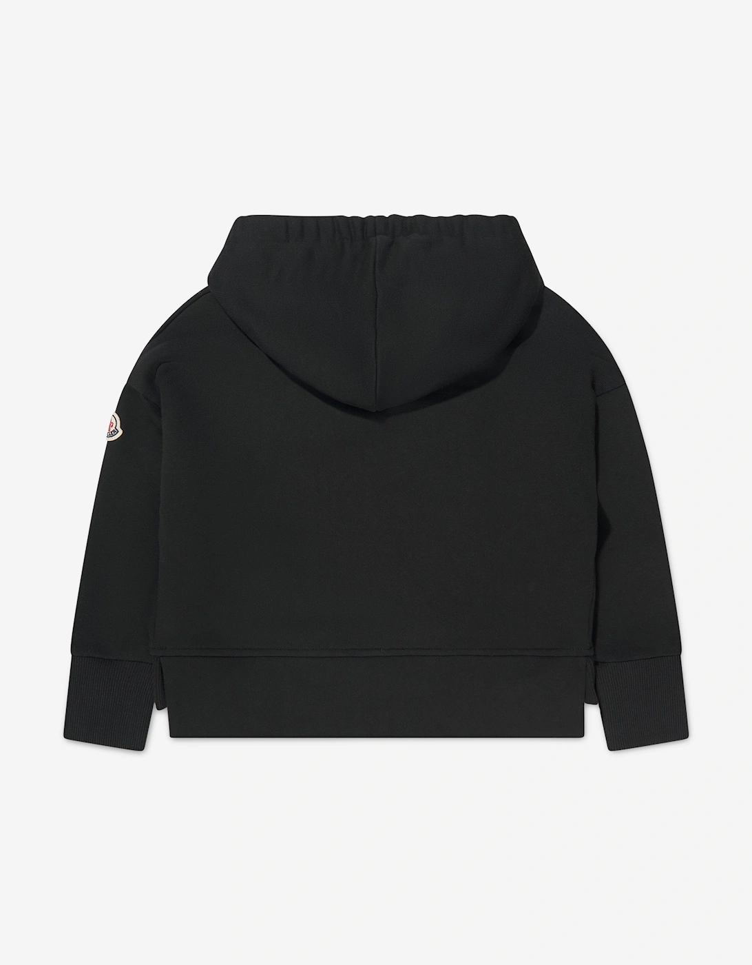 Enfant Girls Logo Print Hoodie in Black