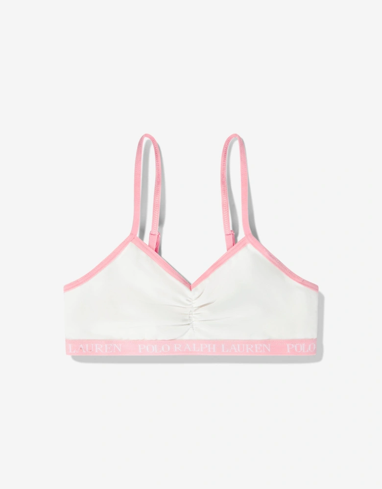 Girls 2 Pack Bralette Set in Ivory