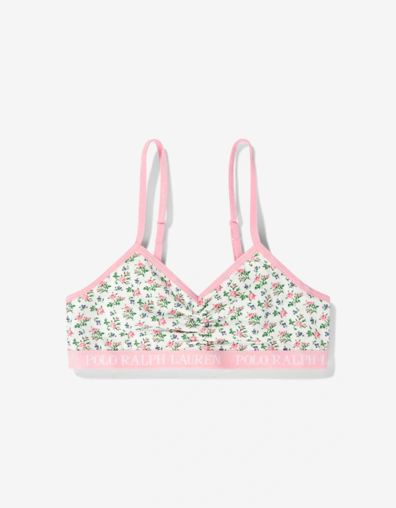 Girls 2 Pack Bralette Set in Ivory
