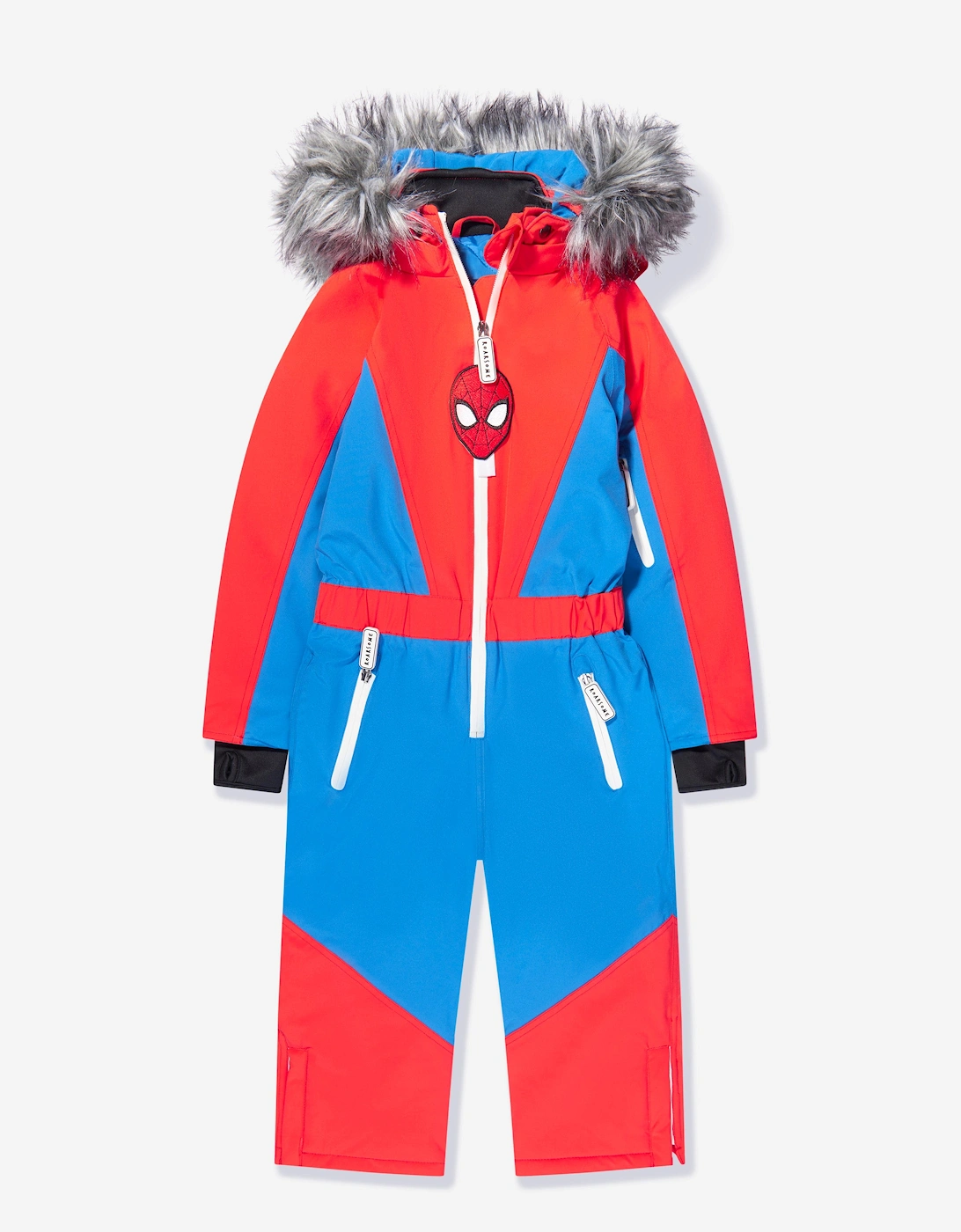 Boys Spiderman Ski Suit in Red, 5 of 4