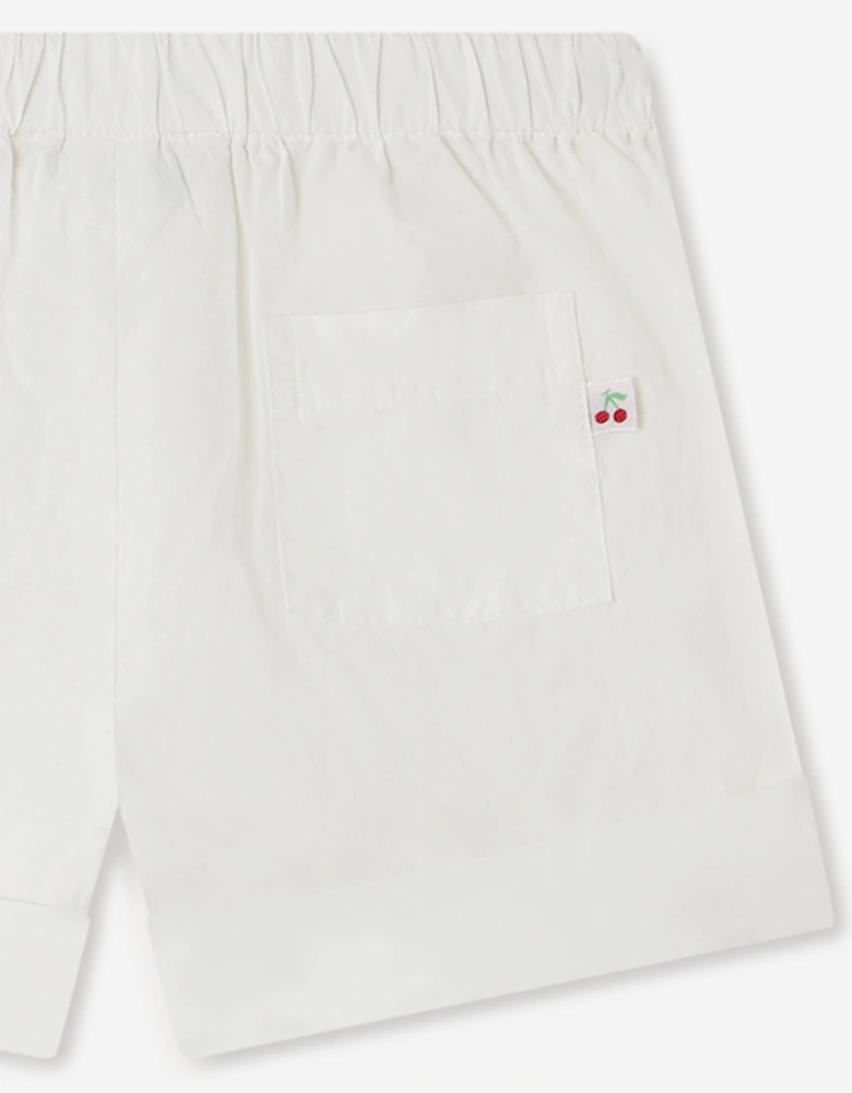 Baby Girls Ecandy Shorts in White