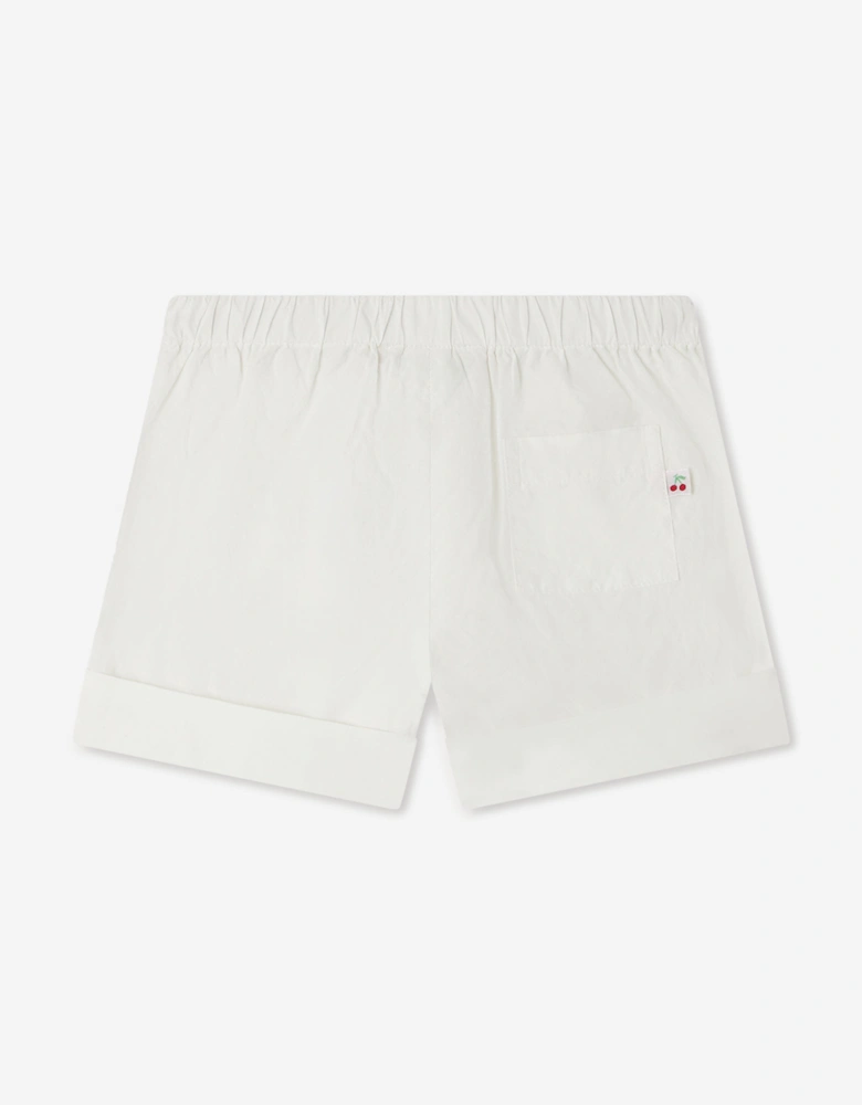 Baby Girls Ecandy Shorts in White