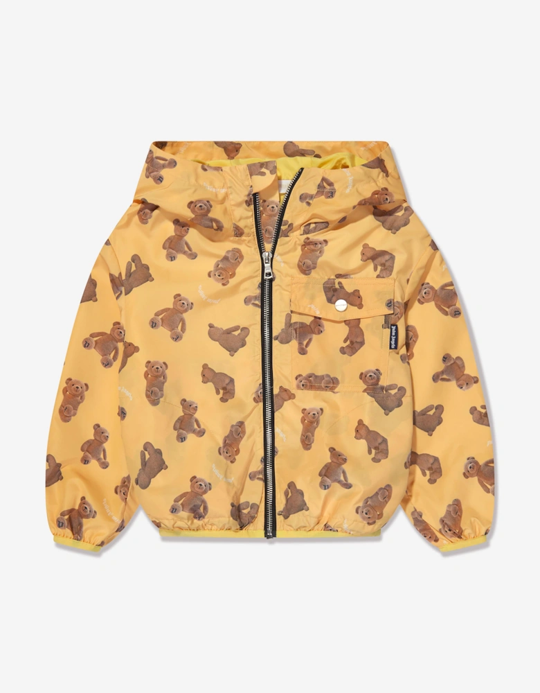 Boys AOP PA Bears Windbreaker in Yellow