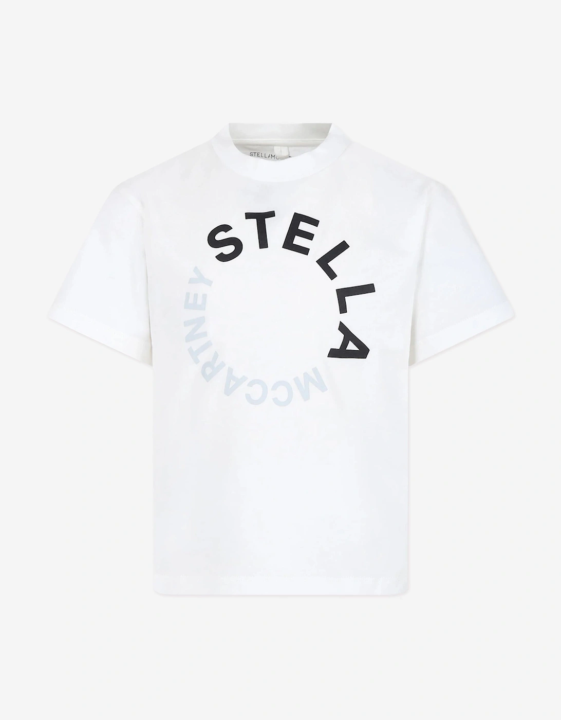 Boys Circle Logo T-Shirt in Ivory, 4 of 3
