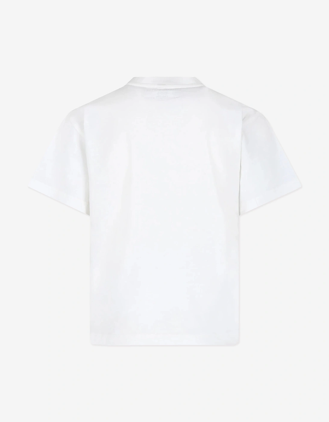 Boys Circle Logo T-Shirt in Ivory