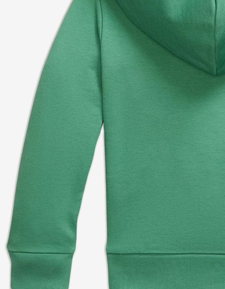 Boys Logo Hoodie in Green