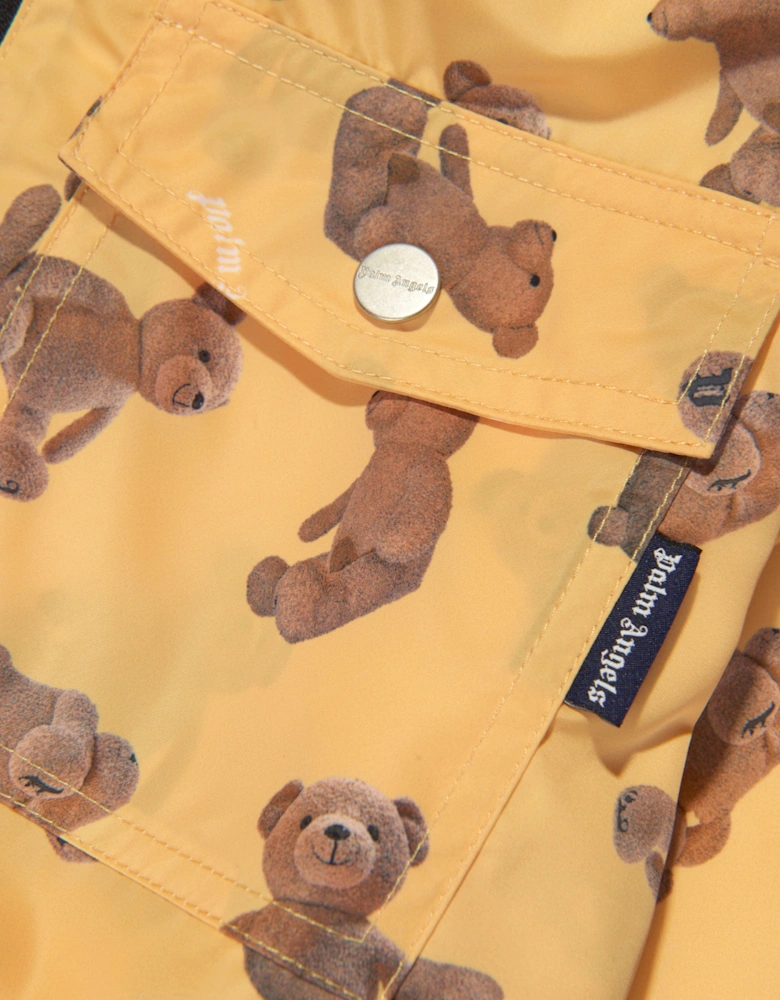 Boys AOP PA Bears Windbreaker in Yellow