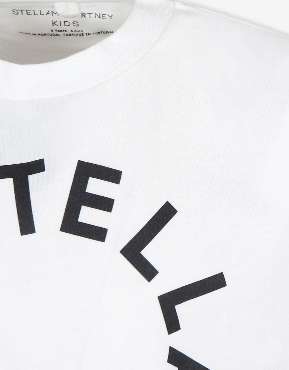 Boys Circle Logo T-Shirt in Ivory