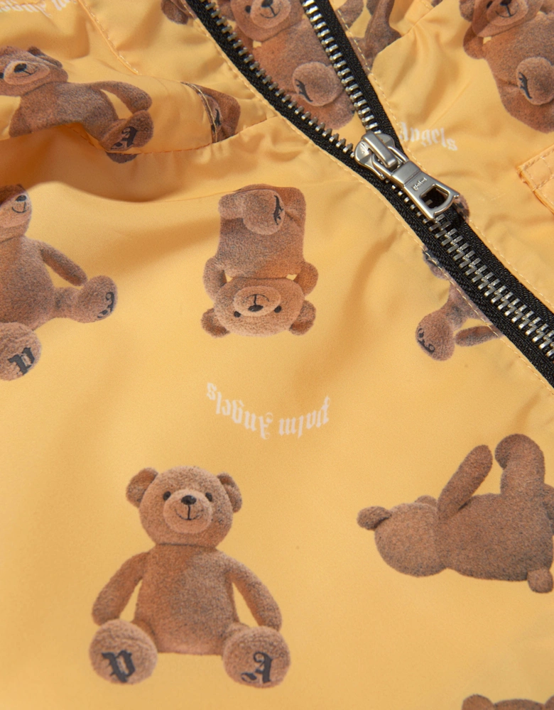 Boys AOP PA Bears Windbreaker in Yellow