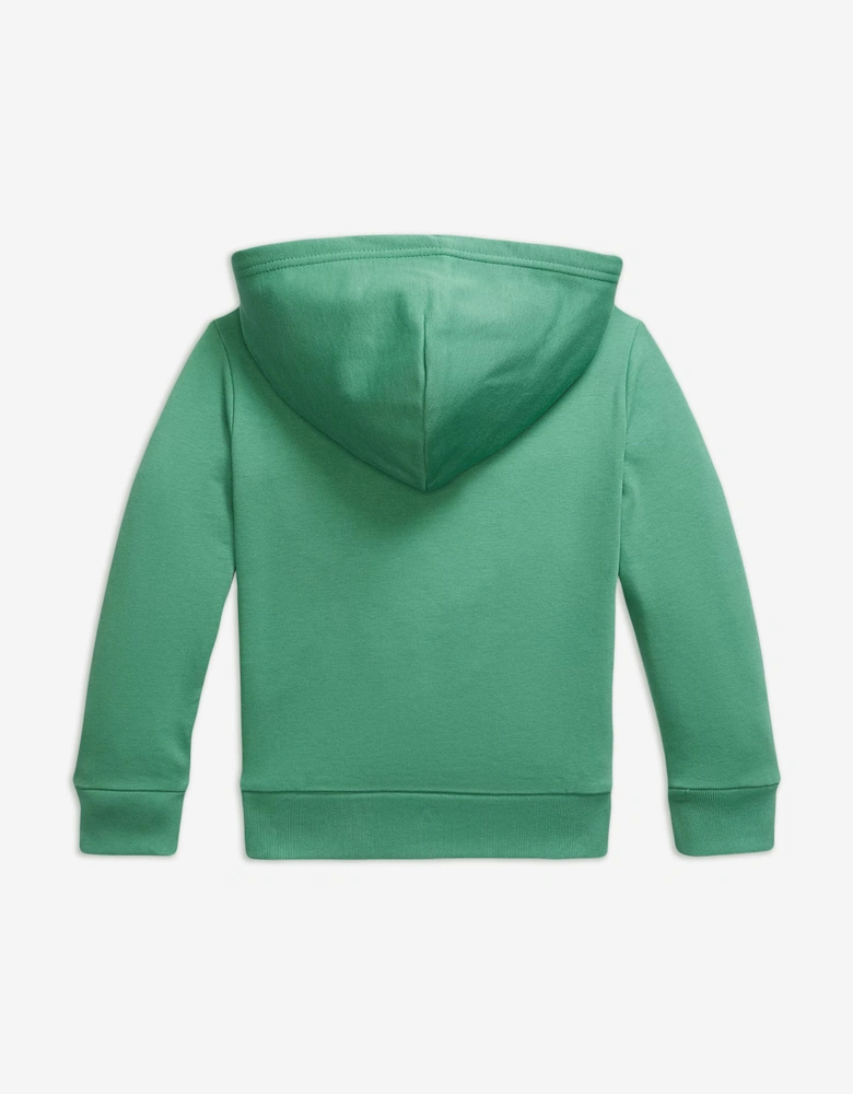 Boys Logo Hoodie in Green