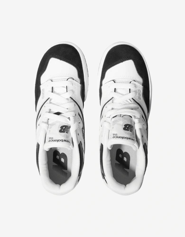 Kids 550 Logo Trainers in Black