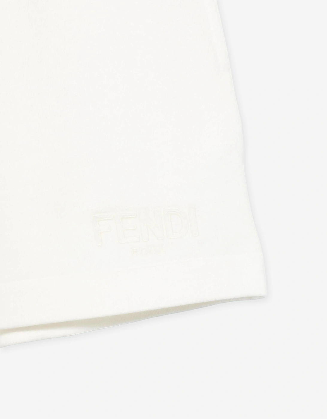 Girls Logo Shorts in White