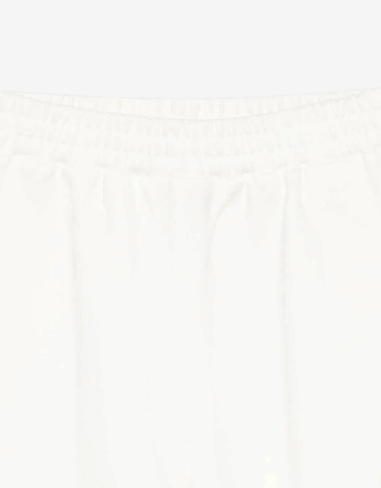 Girls Logo Shorts in White