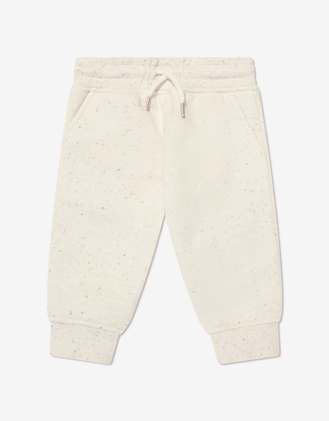 Baby Girls Logo Joggers in Beige, 5 of 4