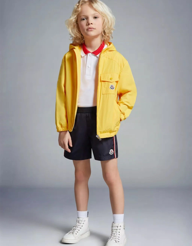 Enfant Boys Logo Swim Shorts in Navy